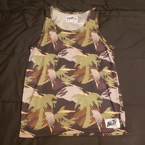 Neff Palms Camo Print Tank Top